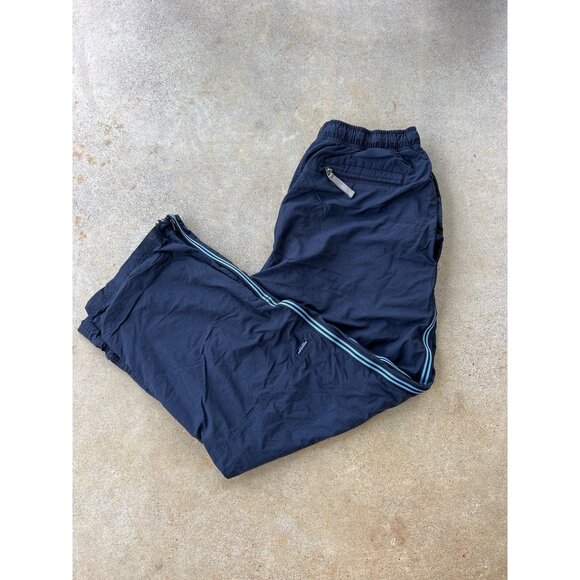 Vintage Abercrombie & Fitch Mens Navy Track Pants Size M C4 - Picture 1 of 7